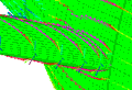 Surface flow vectors